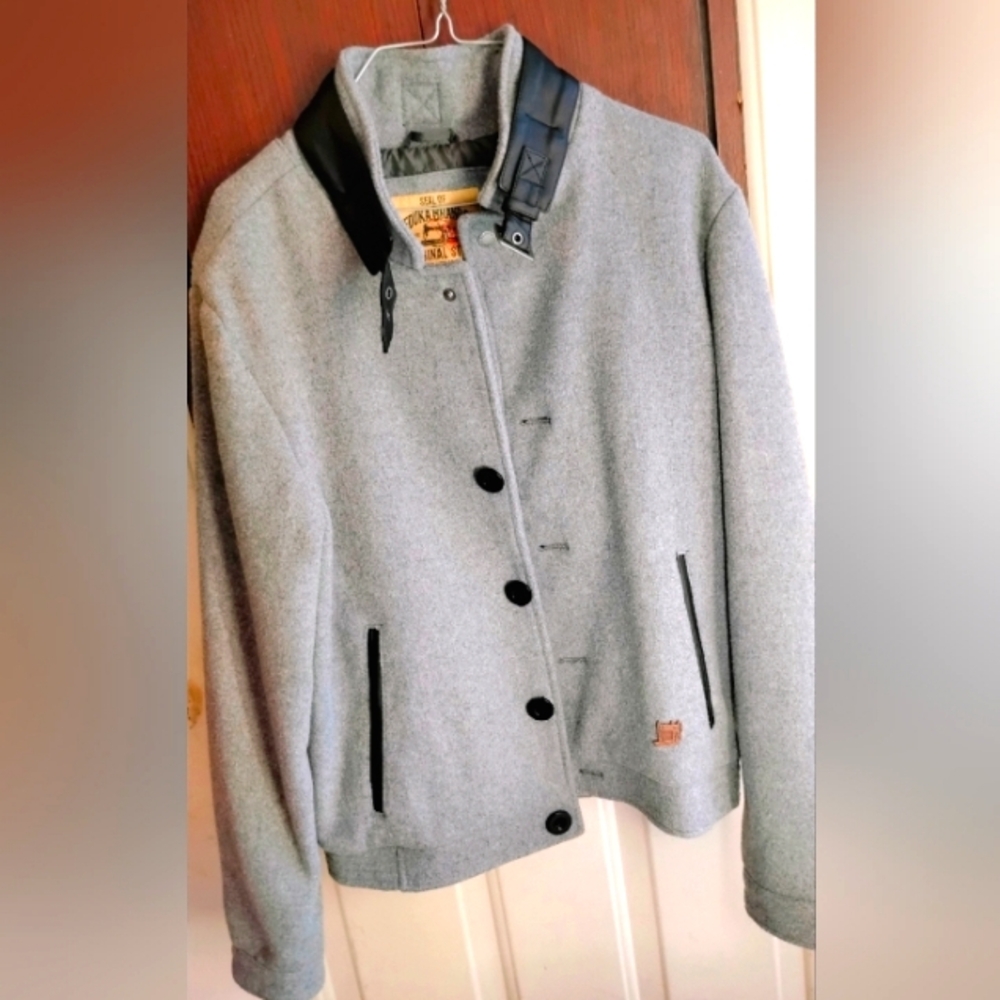 Seduka Gray Jacket with Black Accents
